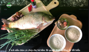 Cách nấu cháo cá chép cho bà bầu: Bí quyết dinh dưỡng từ đồ biển